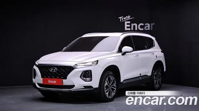 Hyundai Santa Fe TM 2019 Белый из Кореи