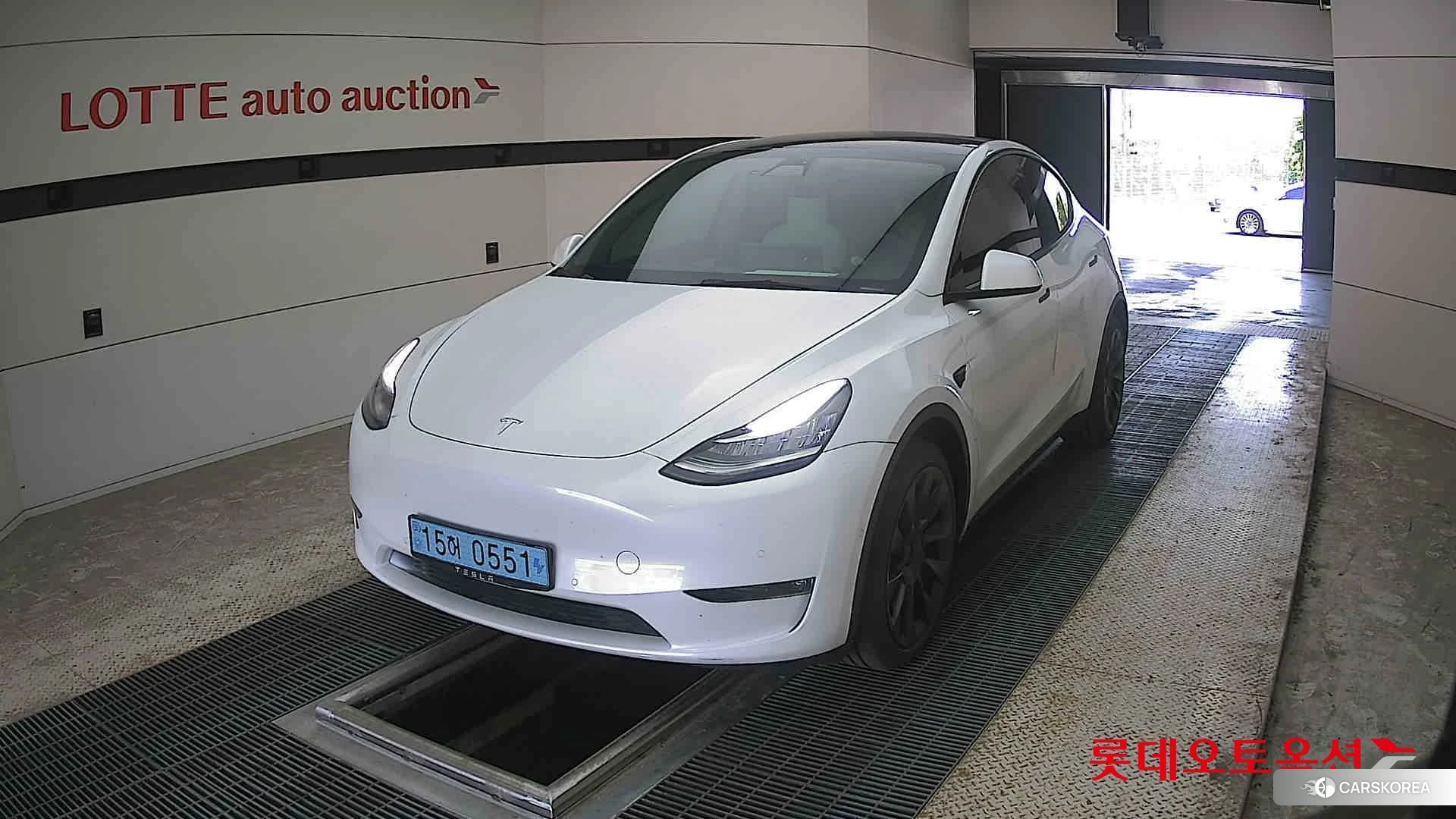 Tesla Model Y Long Range 2022 Pearl White Multi-coat из Кореи