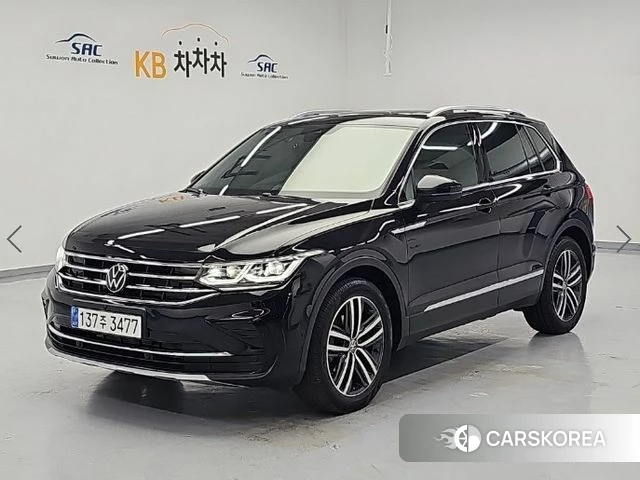 Volkswagen Tiguan second Generation 2024 Черный из Кореи