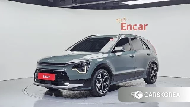 Kia Di Ol Nu Niro 2022 Синий нефрит из Кореи