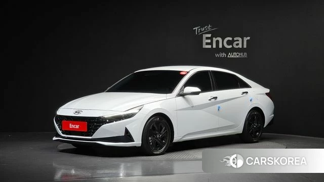Hyundai Avante (CN7) 2022 Белый из Кореи
