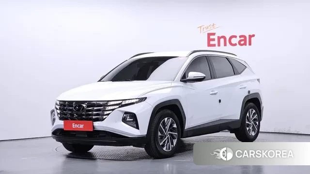 Hyundai Tucson Hybrid (NX4) 2021 Белый из Кореи