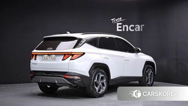 Hyundai Tucson (NX4) 2021 Белый из Кореи