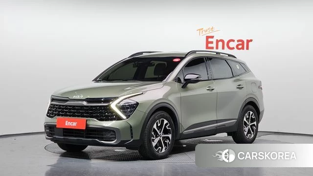 Kia Sportage 5th Generation Hybrid 2023 Зеленый из Кореи