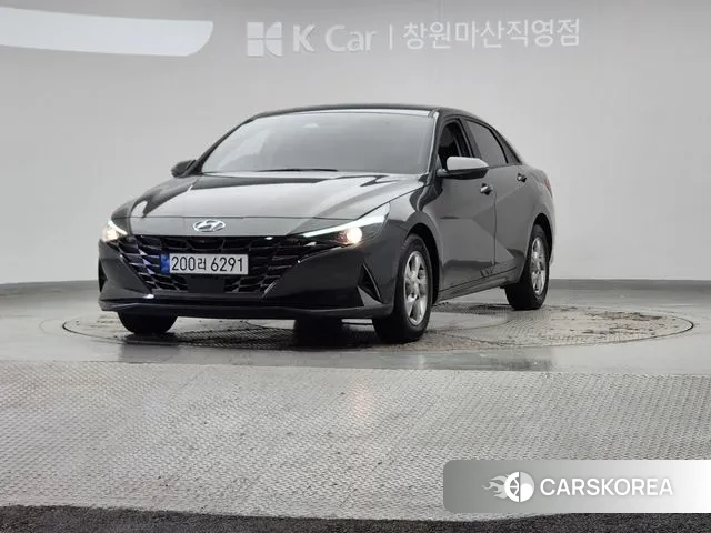 Hyundai Avante (CN7) 2021 Серебристо-серый из Кореи