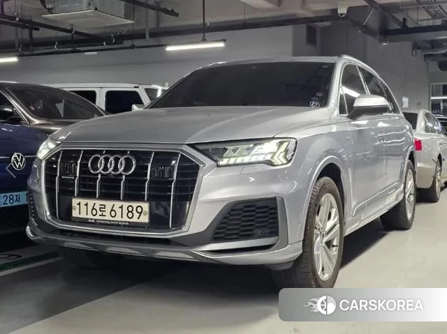 Audi Q7 (4M) 2020 Серебряный из Кореи