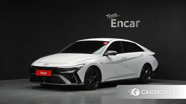 Hyundai The New Avante (CN7) 2024 Белый из Кореи