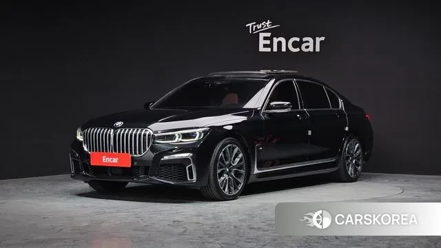 BMW 7 Series (G11) 2021 Черный из Кореи