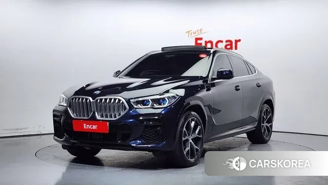 BMW X6 (G06) 2023 Черный из Кореи