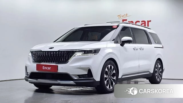 Kia Carnival 4th generation 2021 Белый из Кореи