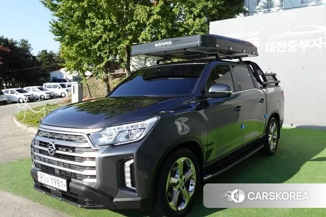 Ssangyong The New Rexton Sport 2021 Светло-зеленый из Кореи