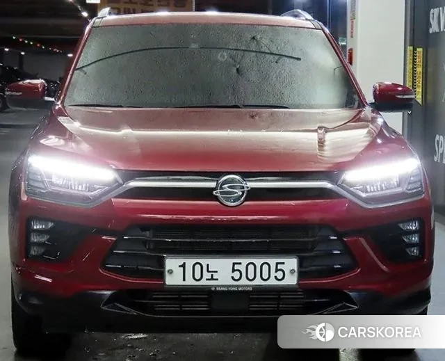 Ssangyong Beautiful Korando 2019 Красный из Кореи
