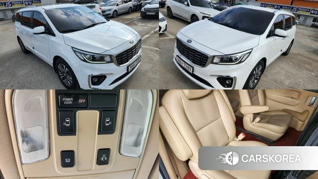 Kia The New Carnival 2019 Белый из Кореи