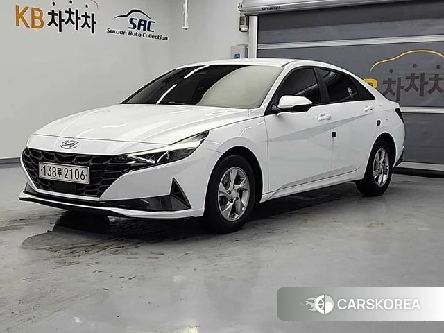 Hyundai Avante (CN7) 2022 Белый из Кореи