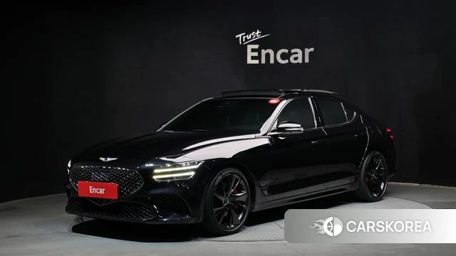 Genesis The New G70 2022 Черный из Кореи