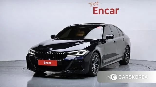 BMW 5 Series (G30) 2023 Синий из Кореи