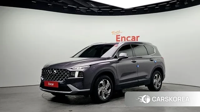 Hyundai The New Santa Fe 2021 Серый из Кореи