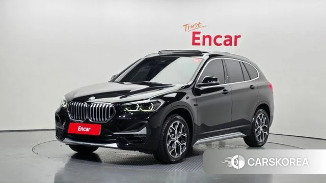BMW X1 (F48) 2021 Черный из Кореи