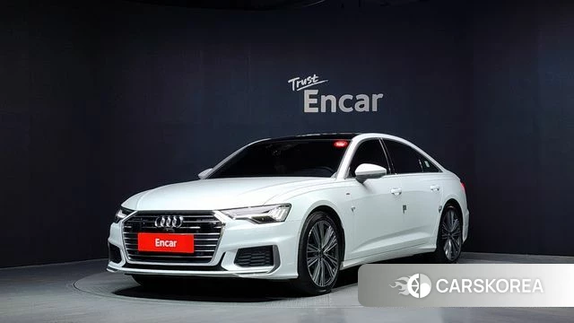 Audi A6 (C8) 2023 Белый из Кореи