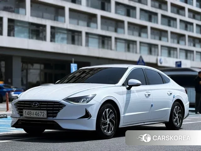 Hyundai Sonata Hybrid (DN8) 2021 Белый из Кореи