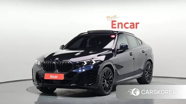 BMW X6 (G06) 2024 Черный из Кореи