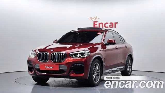 BMW X4 (G02) 2020 Красный из Кореи