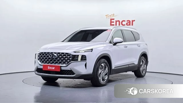 Hyundai The New Santa Fe 2021 Серебристо-серый из Кореи