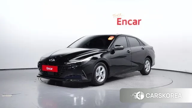 Hyundai Avante (CN7) 2021 Черный из Кореи