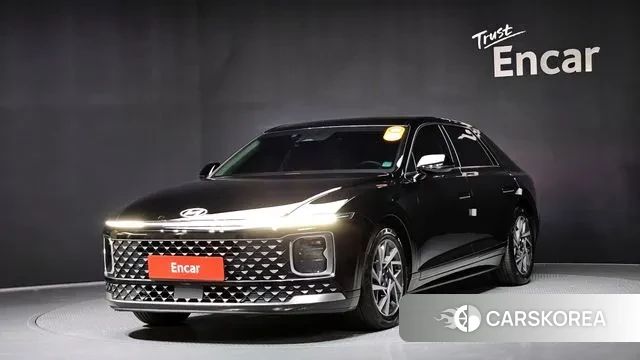 Hyundai Grandeur Hybrid (GN7) 2023 Черный из Кореи