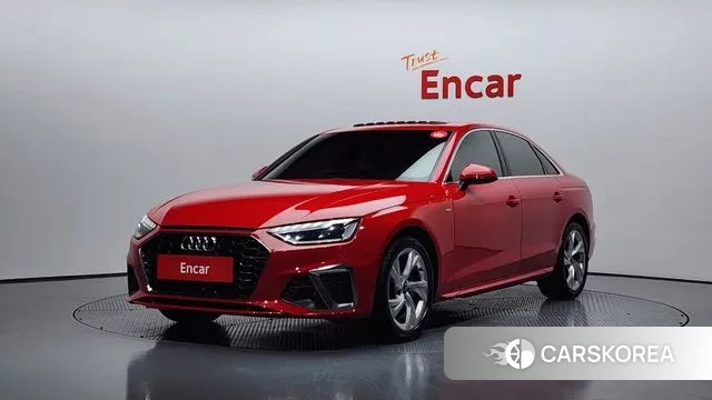 Audi A4 (B9) 2021 Красный из Кореи