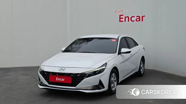 Hyundai Avante (CN7) 2022 Белый из Кореи