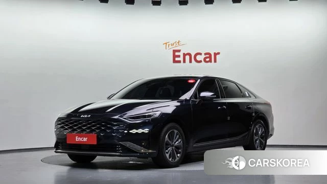 Kia K8 Hybrid 2021 Синий из Кореи