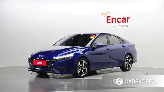 Hyundai Avante (CN7) 2020 Синий из Кореи