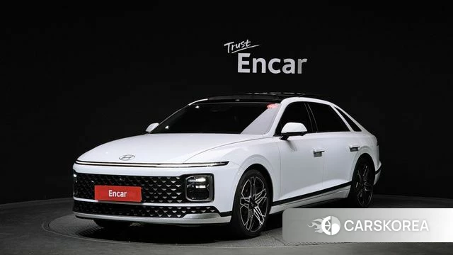 Hyundai Grandeur Hybrid (GN7) 2023 Белый из Кореи