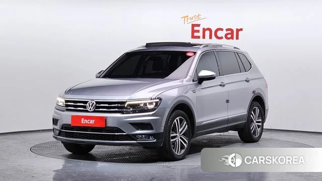 Volkswagen Tiguan Allspace 2020 Серебряный из Кореи