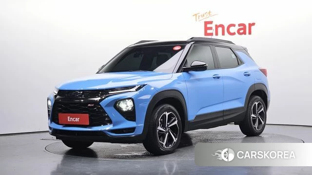 Chevrolet (GM Daewoo) Trailblazer 2023 Синий из Кореи