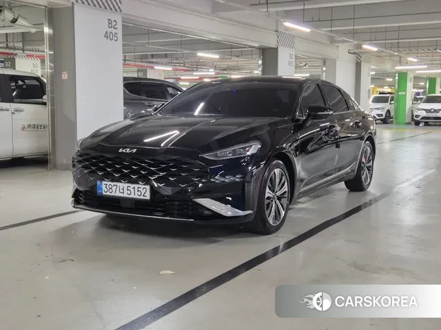 Kia K8 Hybrid 2021 Черный из Кореи