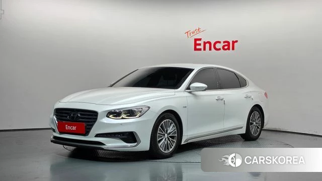 Hyundai Grandeur IG Hybrid 2018 Белый из Кореи