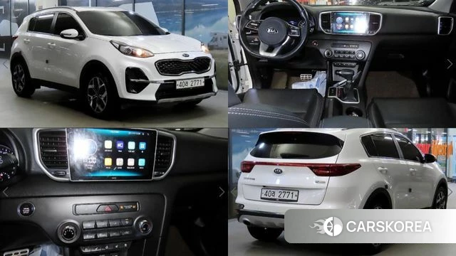Kia Sportage The Bold 2019 Белый из Кореи