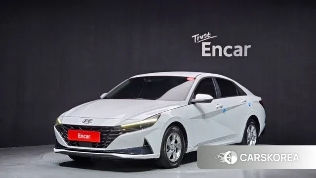 Hyundai Avante (CN7) 2020 Белый из Кореи