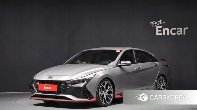 Hyundai Avante (CN7) 2021 Серебряный из Кореи