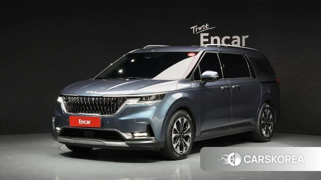 Kia Carnival 4th generation 2023 Небесно-голубой из Кореи