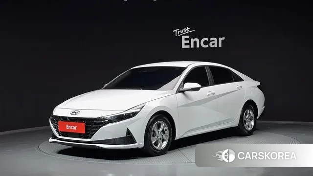 Hyundai Avante (CN7) 2021 Белый из Кореи