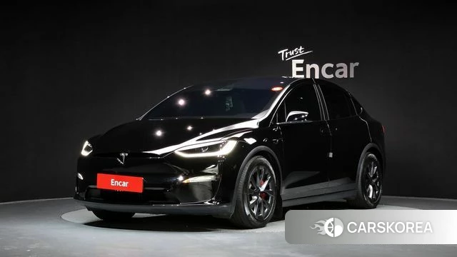 Tesla Model X 2023 Черный из Кореи