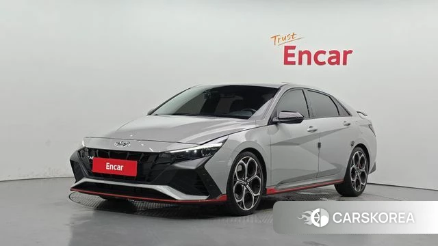 Hyundai Avante (CN7) 2021 Серебристо-серый из Кореи