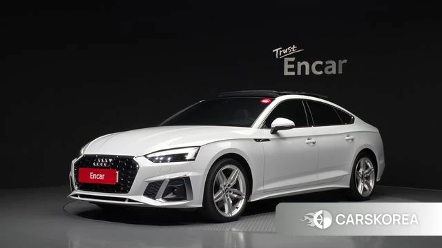 Audi A5 (F5) 2021 Белый из Кореи