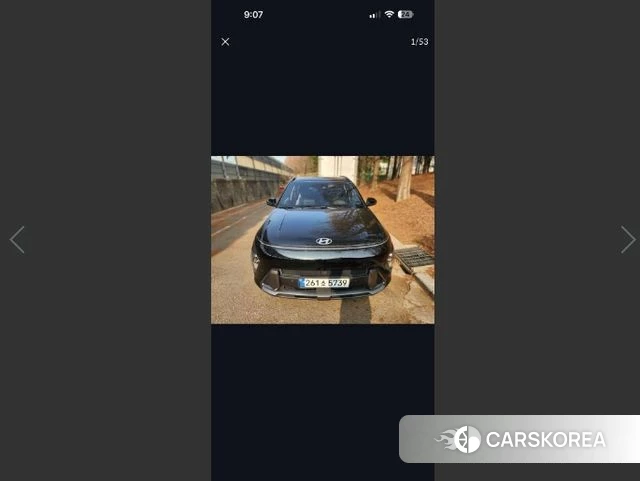 Hyundai Kona (SX2) 2023 Черный из Кореи