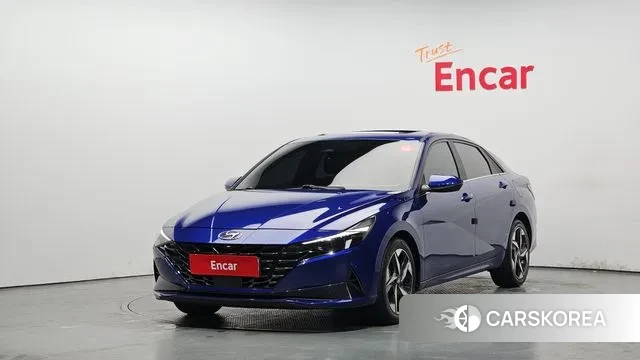 Hyundai Avante (CN7) 2020 Синий из Кореи
