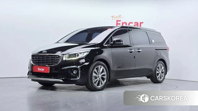 Kia The New Carnival 2018 Черный из Кореи