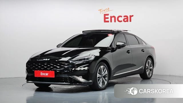 Kia K8 Hybrid 2023 Черный из Кореи